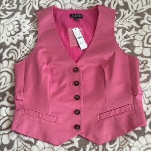J. Crew Pink Women's Vest